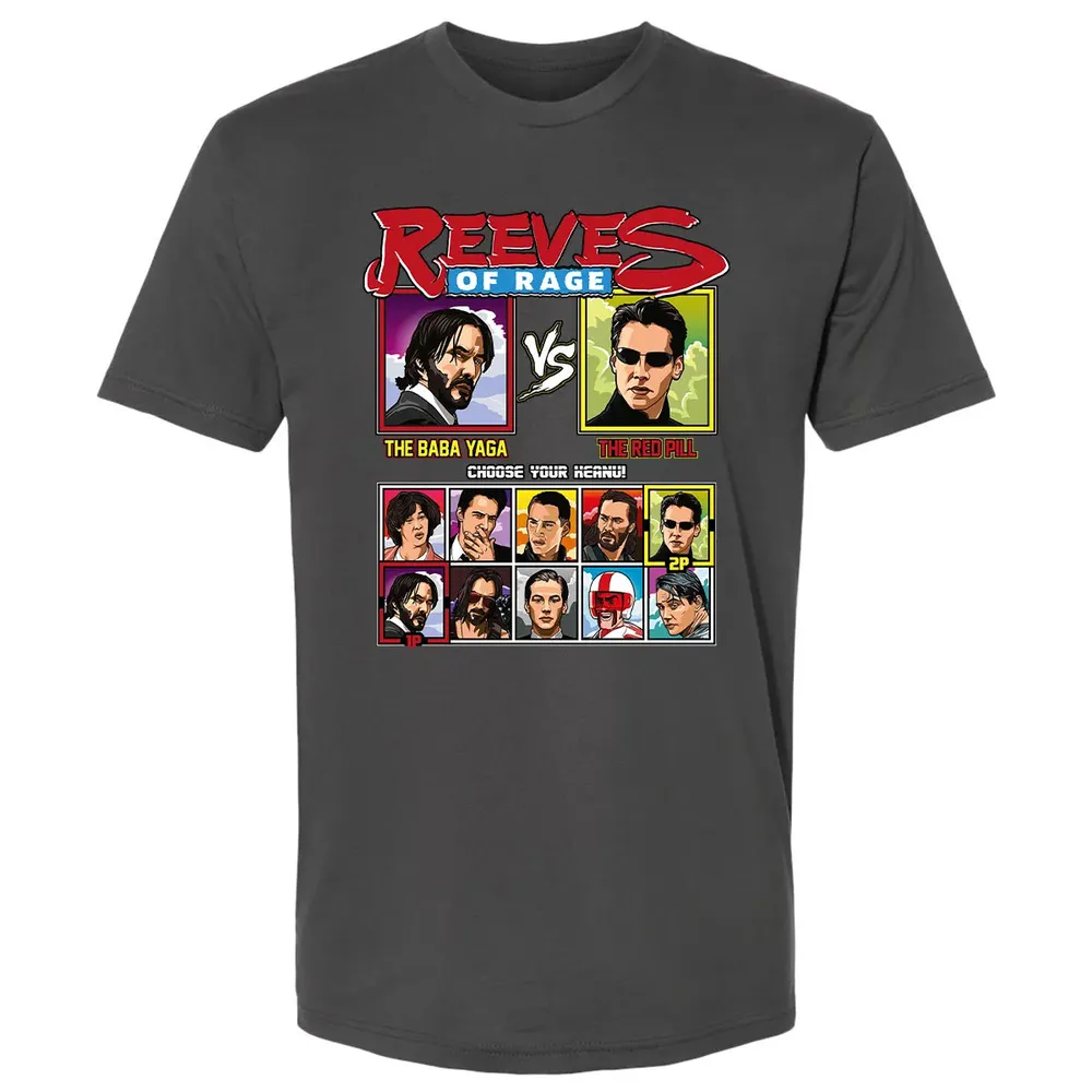 Reeves of Rage: Baba Yaga vs Red Bill Premium Unisex T-shirt - 8