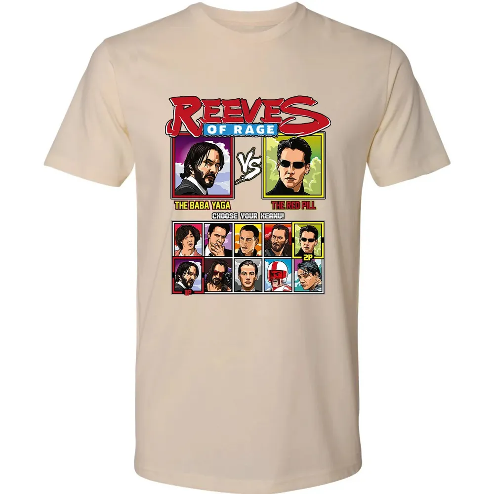Reeves of Rage: Baba Yaga vs Red Bill Premium Unisex T-shirt - 13