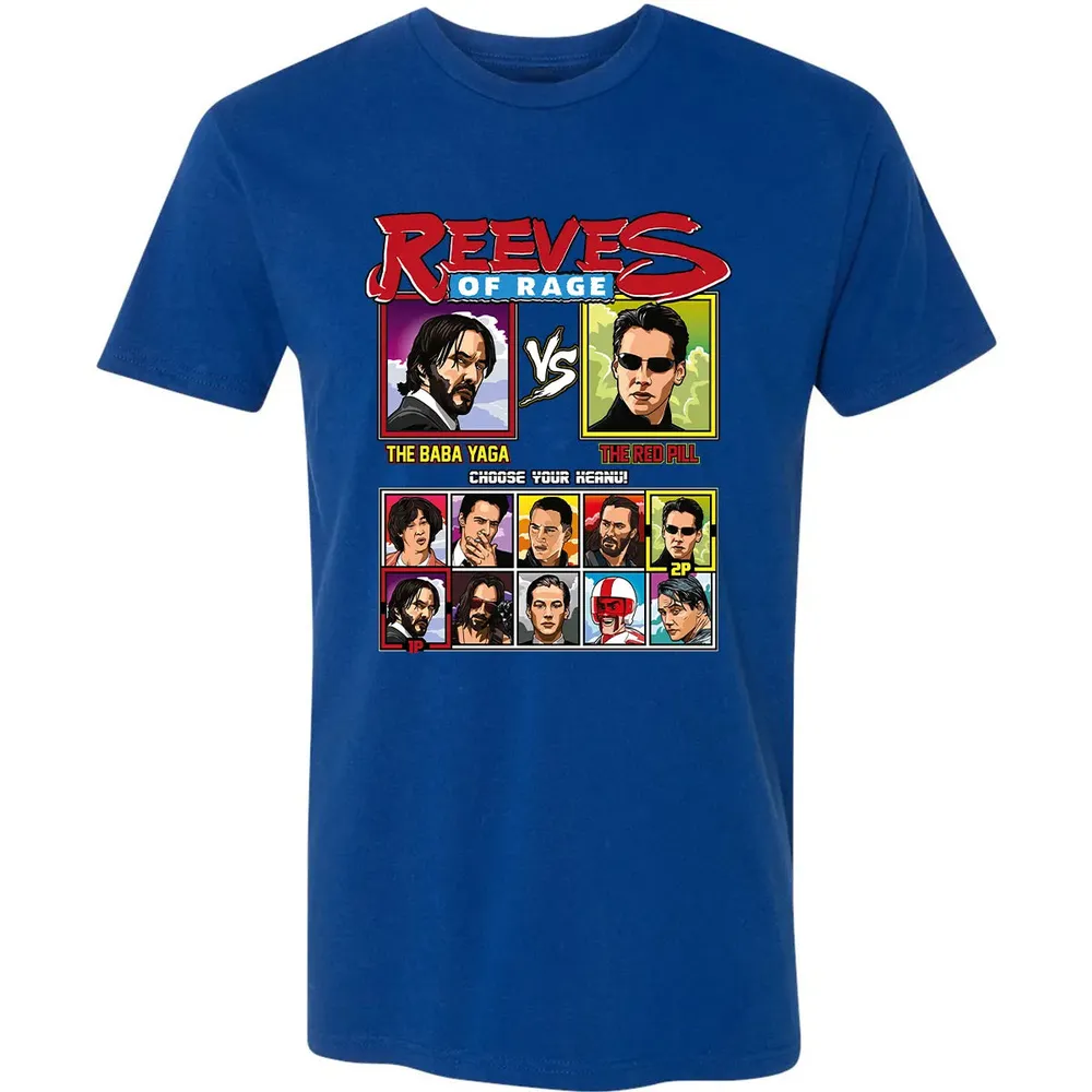Reeves of Rage: Baba Yaga vs Red Bill Premium Unisex T-shirt - 10