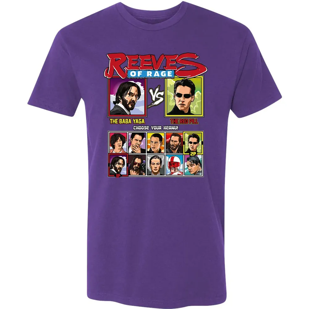 Reeves of Rage: Baba Yaga vs Red Bill Premium Unisex T-shirt - 7