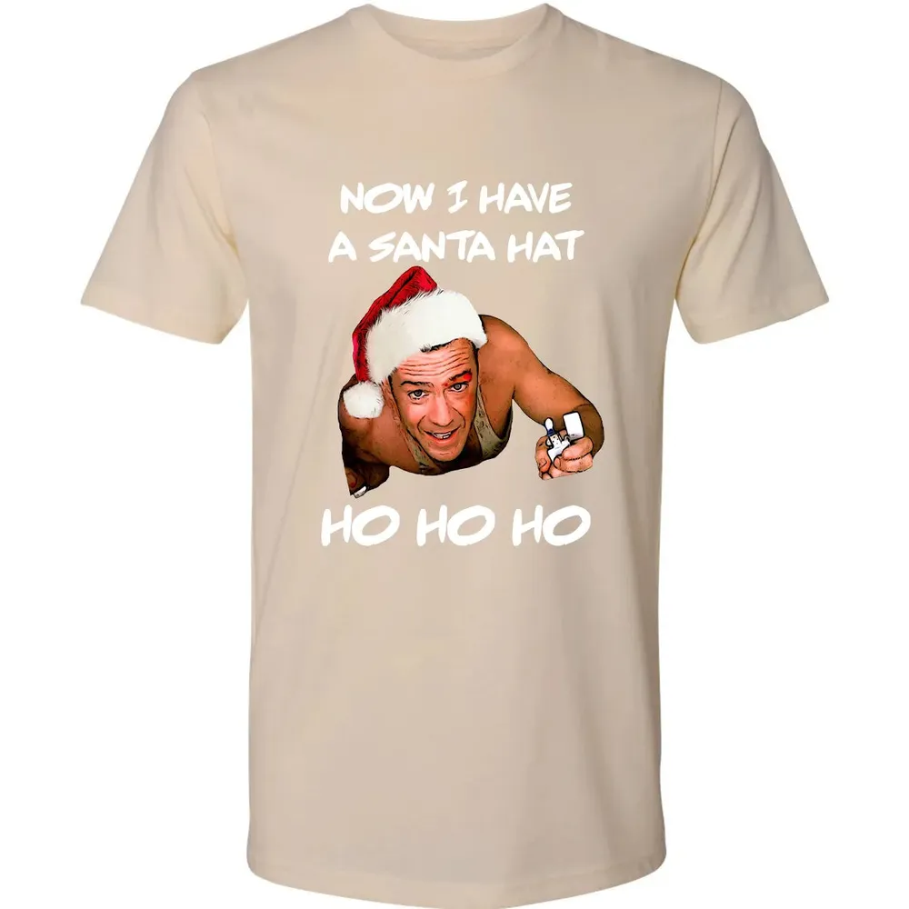 Now I Have A Santa Hat Ho-Ho-Ho Premium Unisex T-shirt - 13