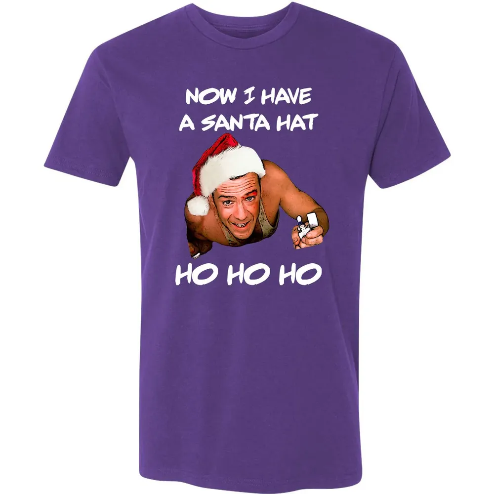 Now I Have A Santa Hat Ho-Ho-Ho Premium Unisex T-shirt - 7