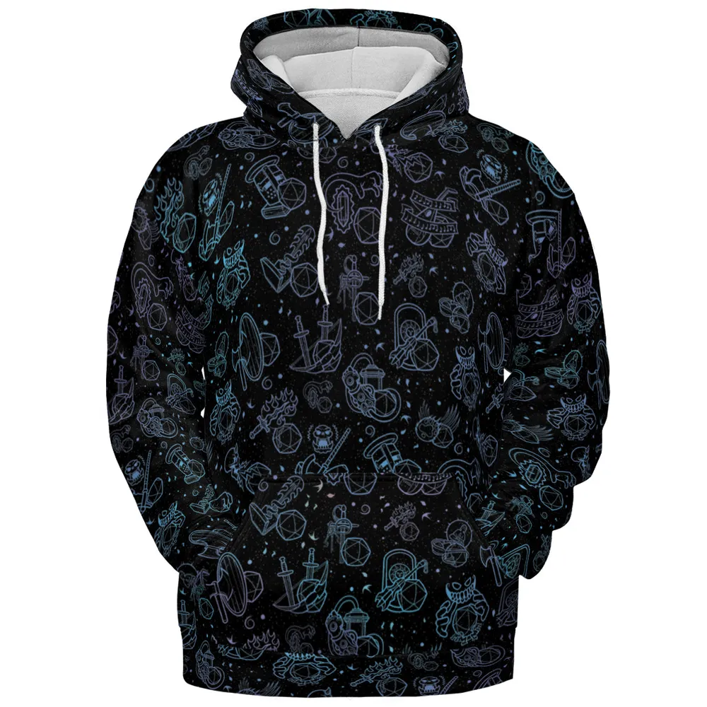 Multi Dice Classes All-over Print Hoodie - 2