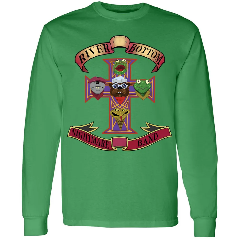 Long Sleeve T-Shirt - Black - THANGFIXED (Copy) - Irish Green - 10