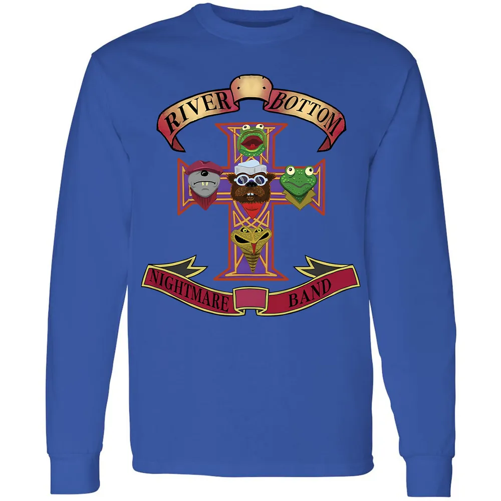 Long Sleeve T-Shirt - Black - THANGFIXED (Copy) - Royal - 8