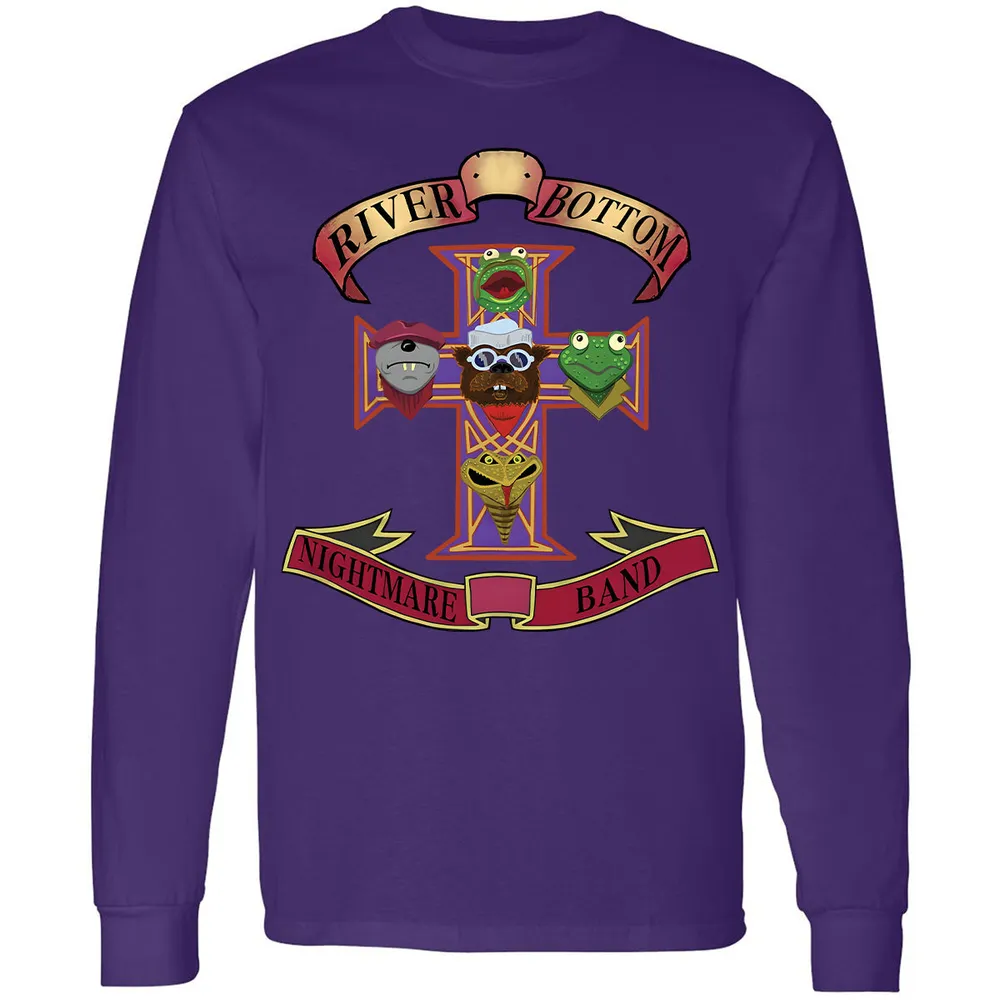 Long Sleeve T-Shirt - Black - THANGFIXED (Copy) - Purple - 13