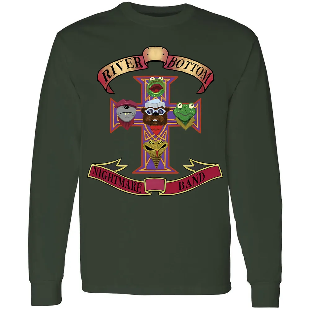 Long Sleeve T-Shirt - Black - THANGFIXED (Copy) - Forest Green - 4
