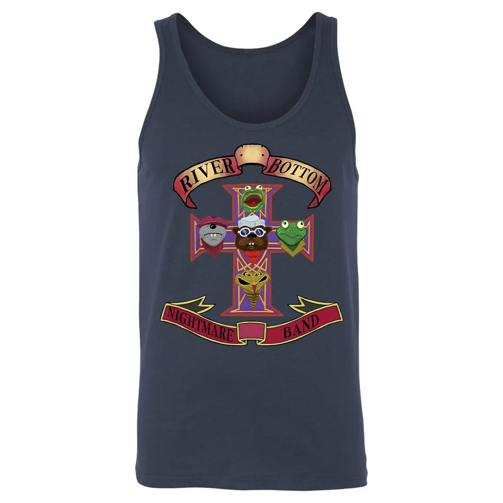 Unisex Jersey Tank - Black - THANGFIXED (Copy) - Navy - 2