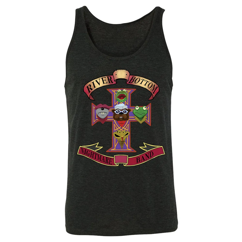 Unisex Jersey Tank - Black - THANGFIXED (Copy) - Charcoal Black Triblend - 5