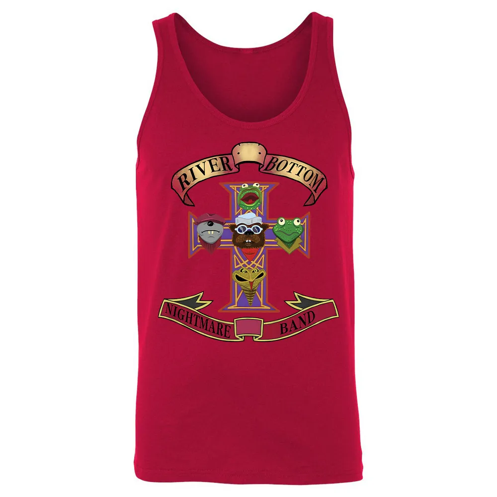 Unisex Jersey Tank - Black - THANGFIXED (Copy) - Red - 11