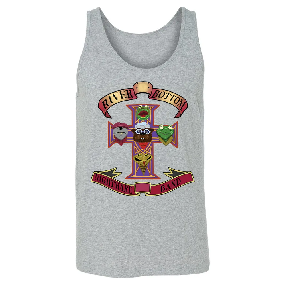 Unisex Jersey Tank - Black - THANGFIXED (Copy) - Athletic Heather - 4