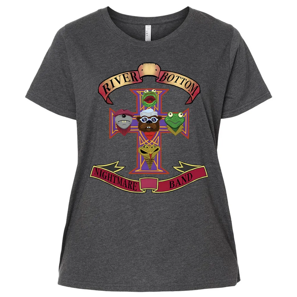 Ladies Curvy Jersey - Black - THANGFIXED (Copy) - Vintage Smoke - 4