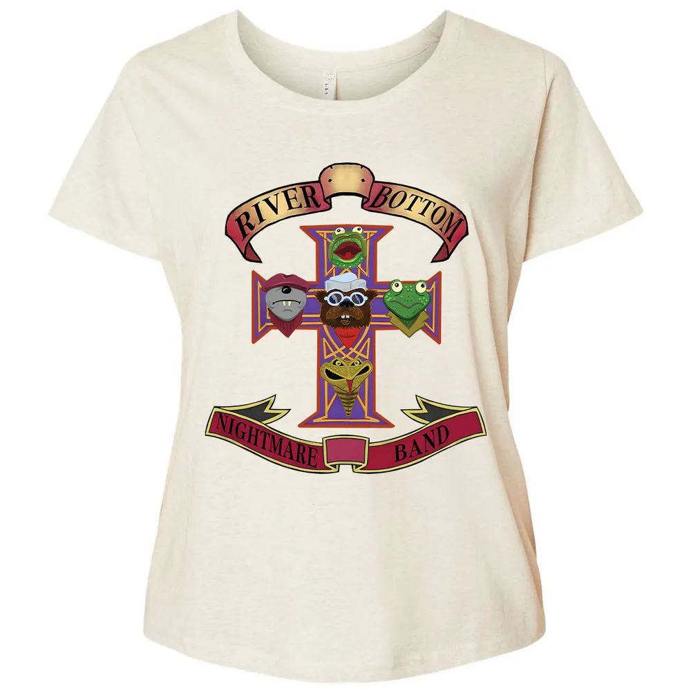 Ladies Curvy Jersey - Black - THANGFIXED (Copy) - Natural Heather - 8