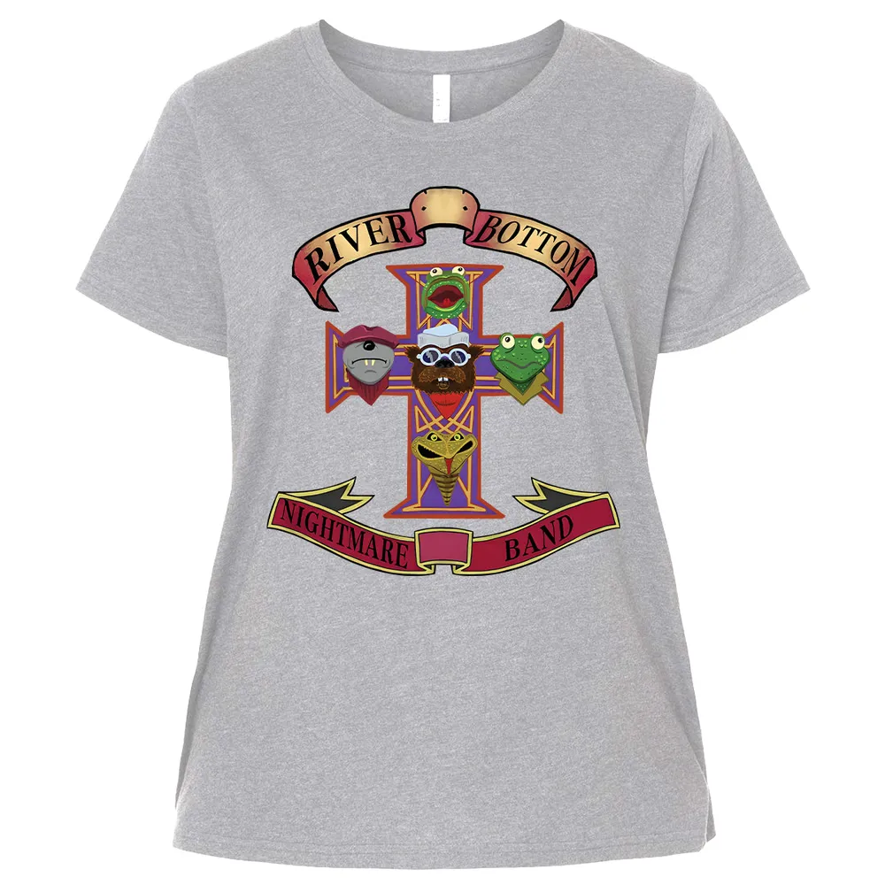 Ladies Curvy Jersey - Black - THANGFIXED (Copy) - Heather - 3