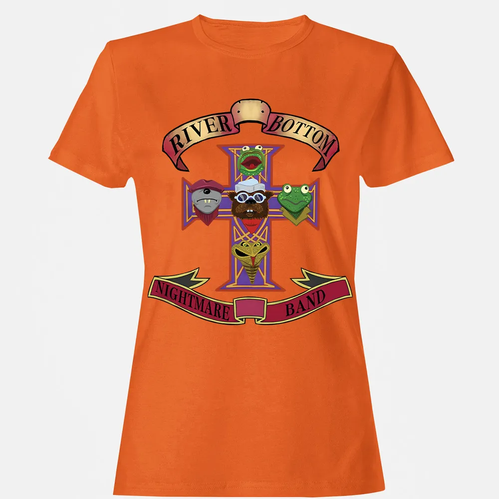 Women's T-shirt - Black - THANGFIXED (Copy) - Orange - 11