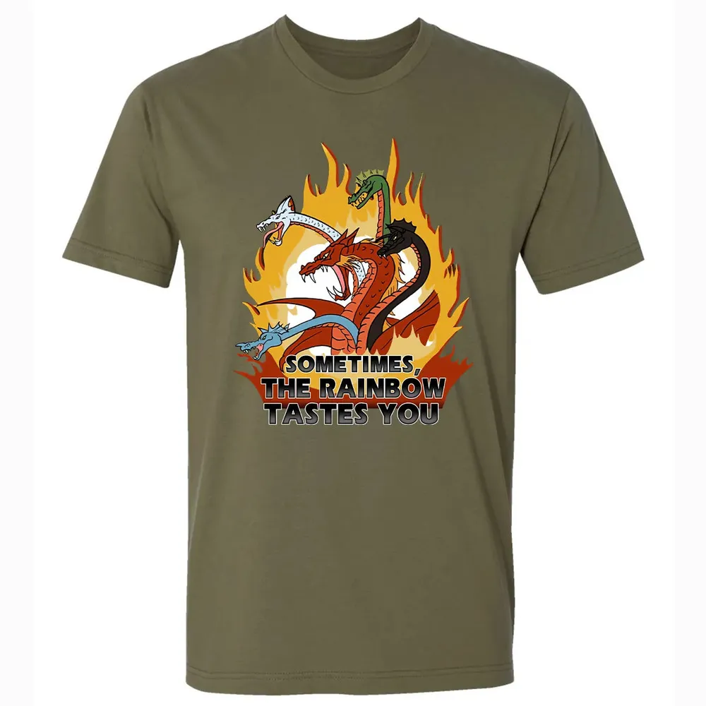 Sometimes The Rainbow Tastes You Premium Unisex T-shirt - 5