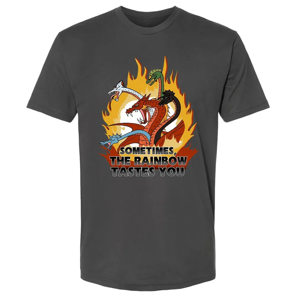 Sometimes The Rainbow Tastes You Premium Unisex T-shirt - 8