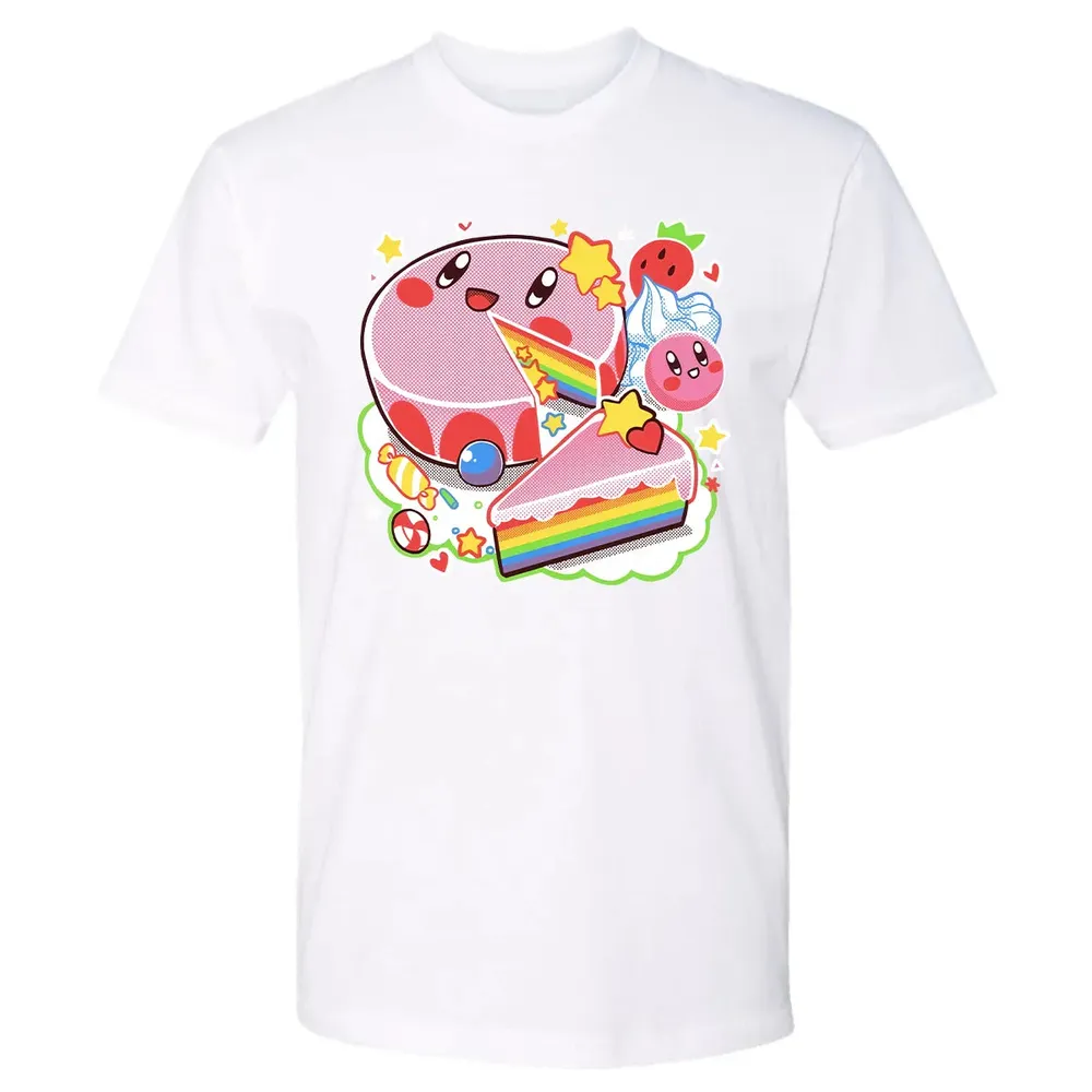 Kirby Cake Premium Unisex T-shirt - 4