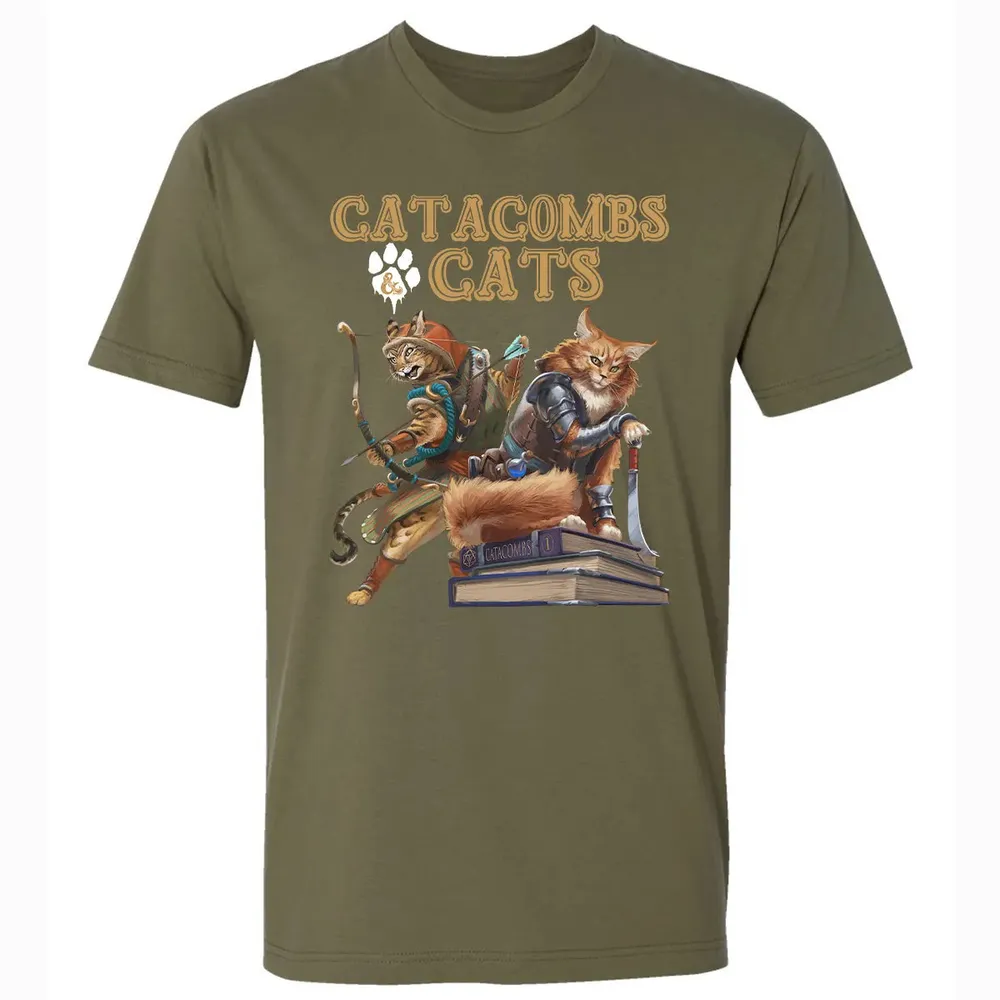 Catacombs And Cats Premium Unisex T-shirt - 5