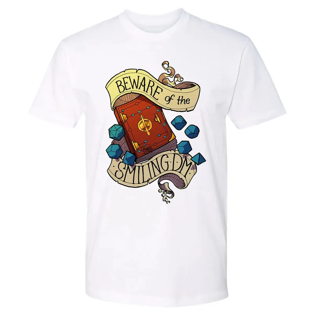 Beware of the Smiling Dungeon Master Premium Unisex T-shirt - 4