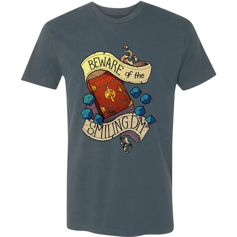 Beware of the Smiling Dungeon Master Premium Unisex T-shirt - 14