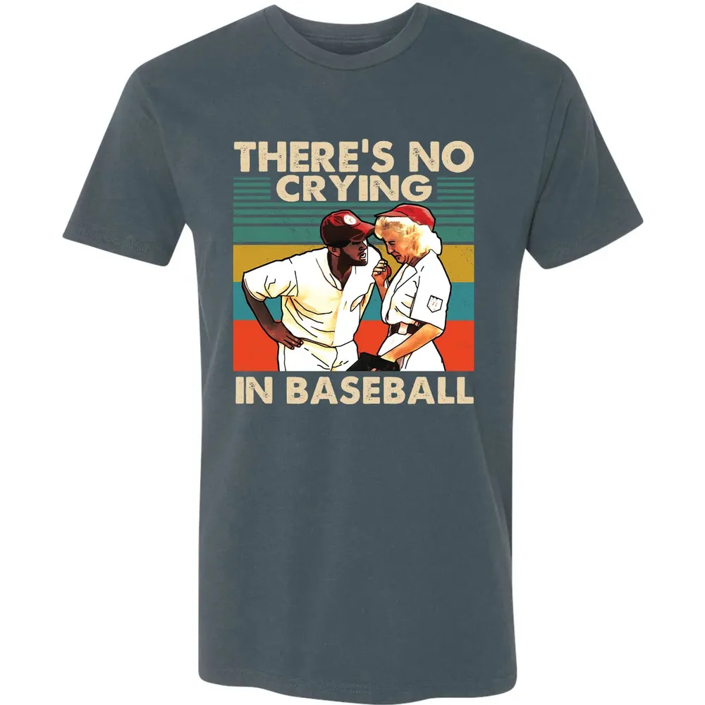 No Crying Premium Unisex T-shirt - 14