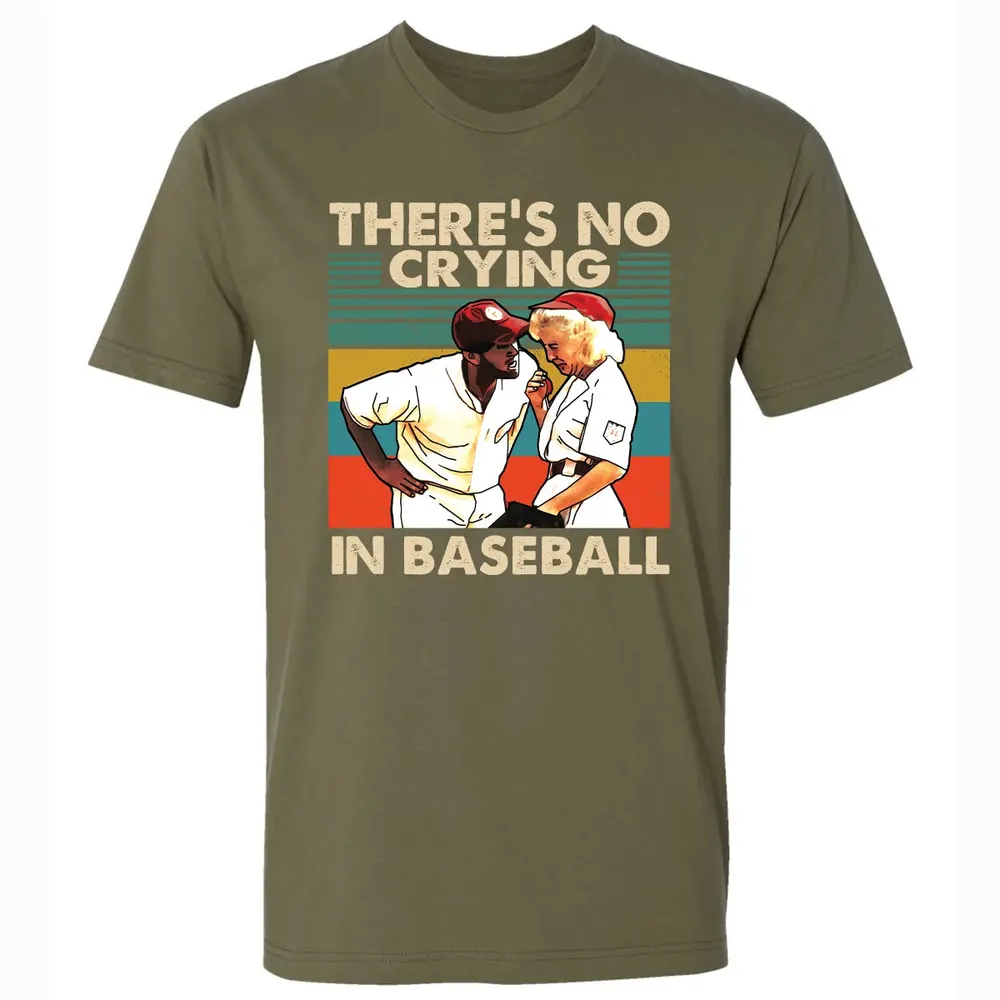 No Crying Premium Unisex T-shirt - 5