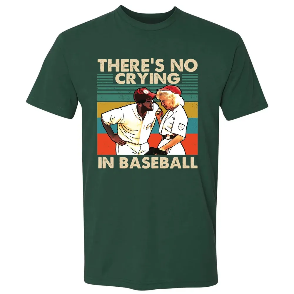 No Crying Premium Unisex T-shirt - 12