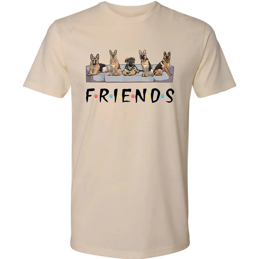 German Shepherd FRIEND Premium Unisex T-shirt - 13