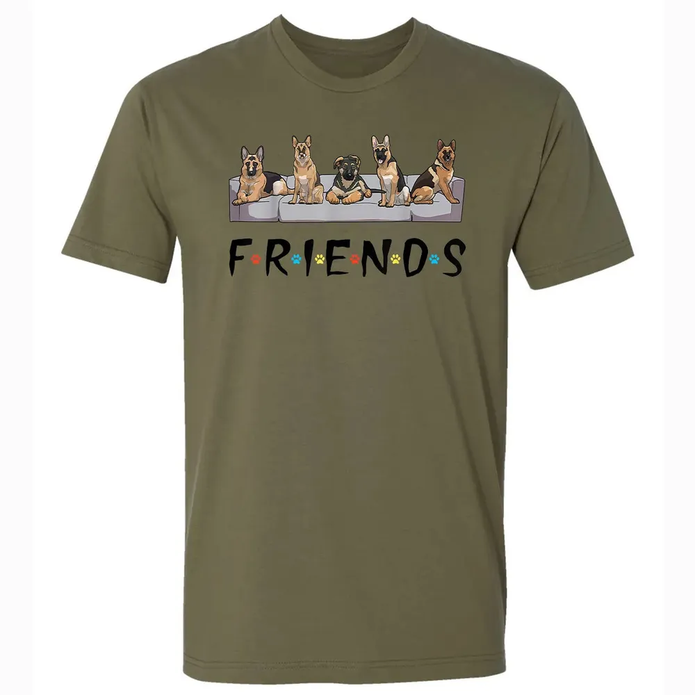 German Shepherd FRIEND Premium Unisex T-shirt - 5
