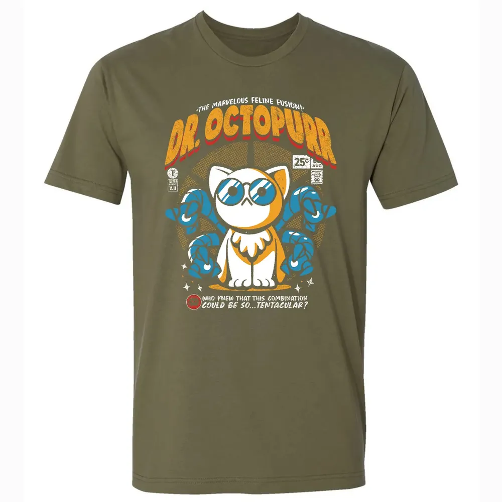 Dr. Octopurr Premium Unisex T-shirt - 5