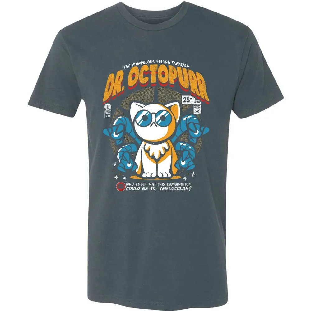 Dr. Octopurr Premium Unisex T-shirt - 14