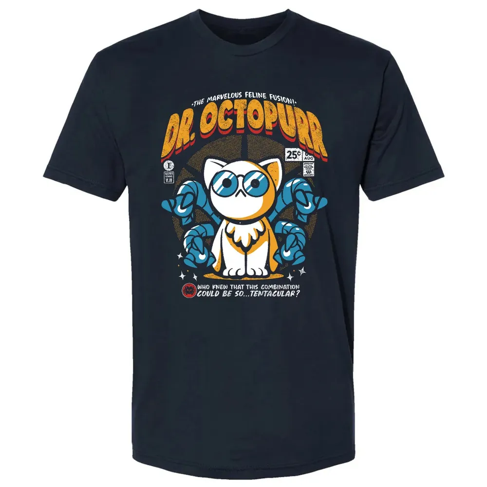 Dr. Octopurr Premium Unisex T-shirt - 2