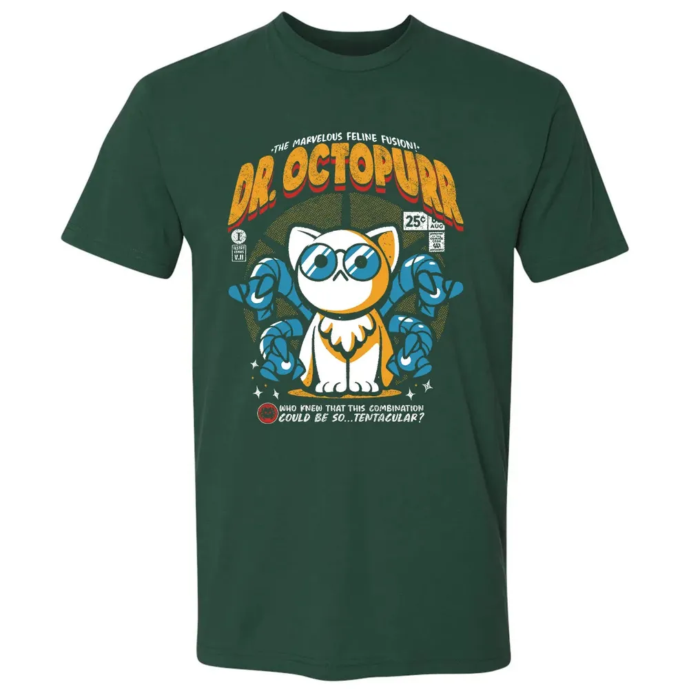 Dr. Octopurr Premium Unisex T-shirt - 12