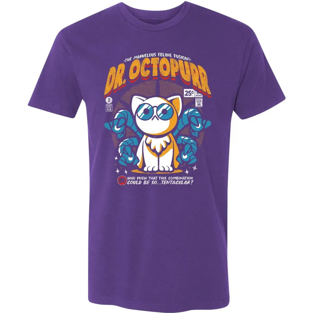 Dr. Octopurr Premium Unisex T-shirt - 7