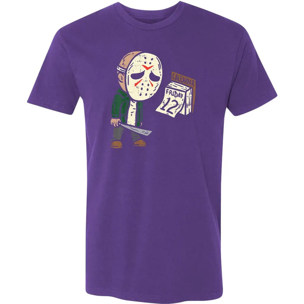 Friday 12th Funny Halloween Horror Movie Humor Premium Unisex T-shirt - 7