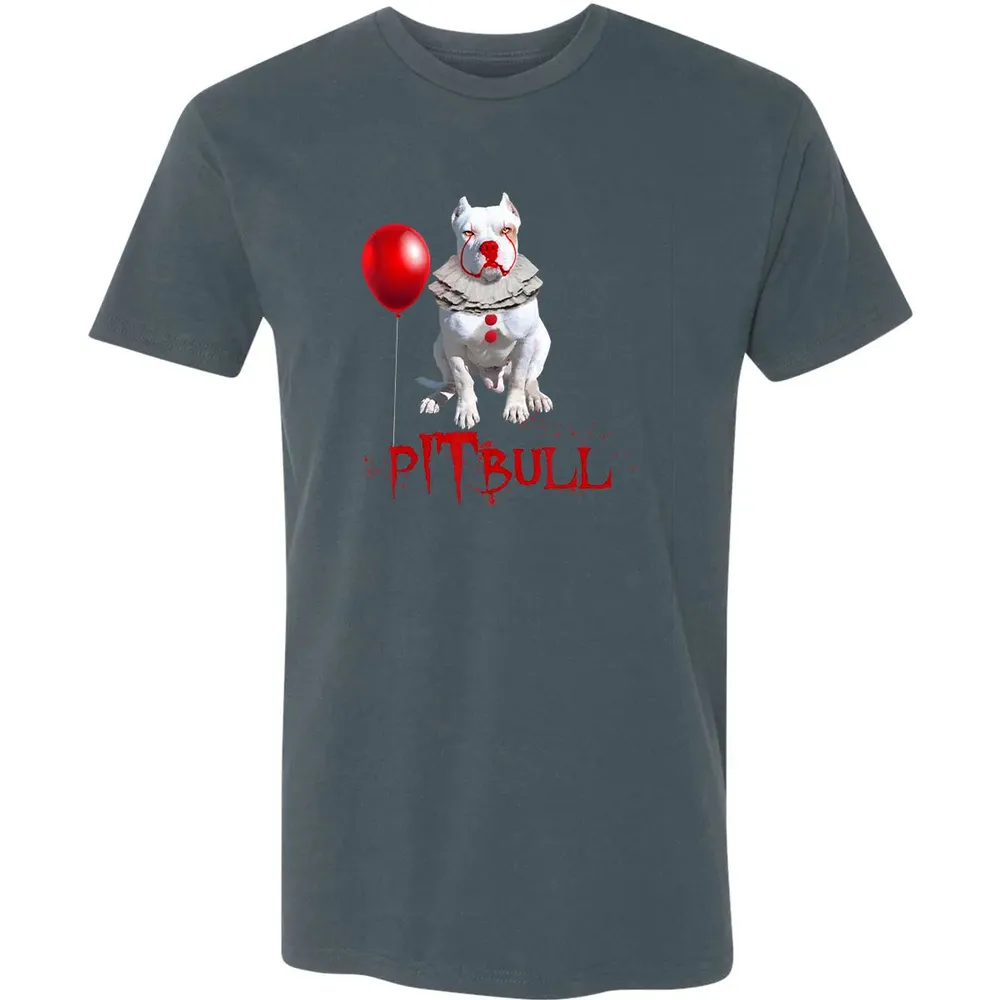 Pitbull IT Clown For Halloween Day Horror  Gift Premium Unisex T-shirt - 14