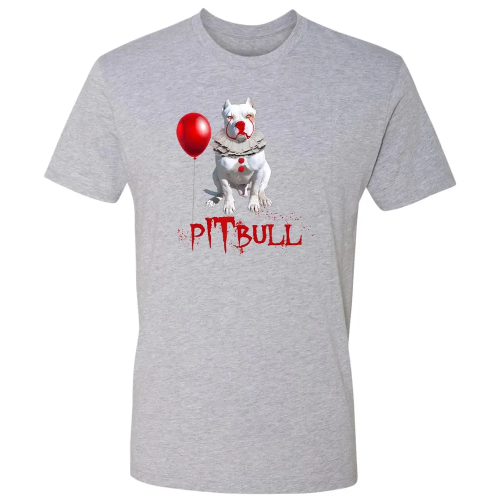 Pitbull IT Clown For Halloween Day Horror  Gift Premium Unisex T-shirt - 9