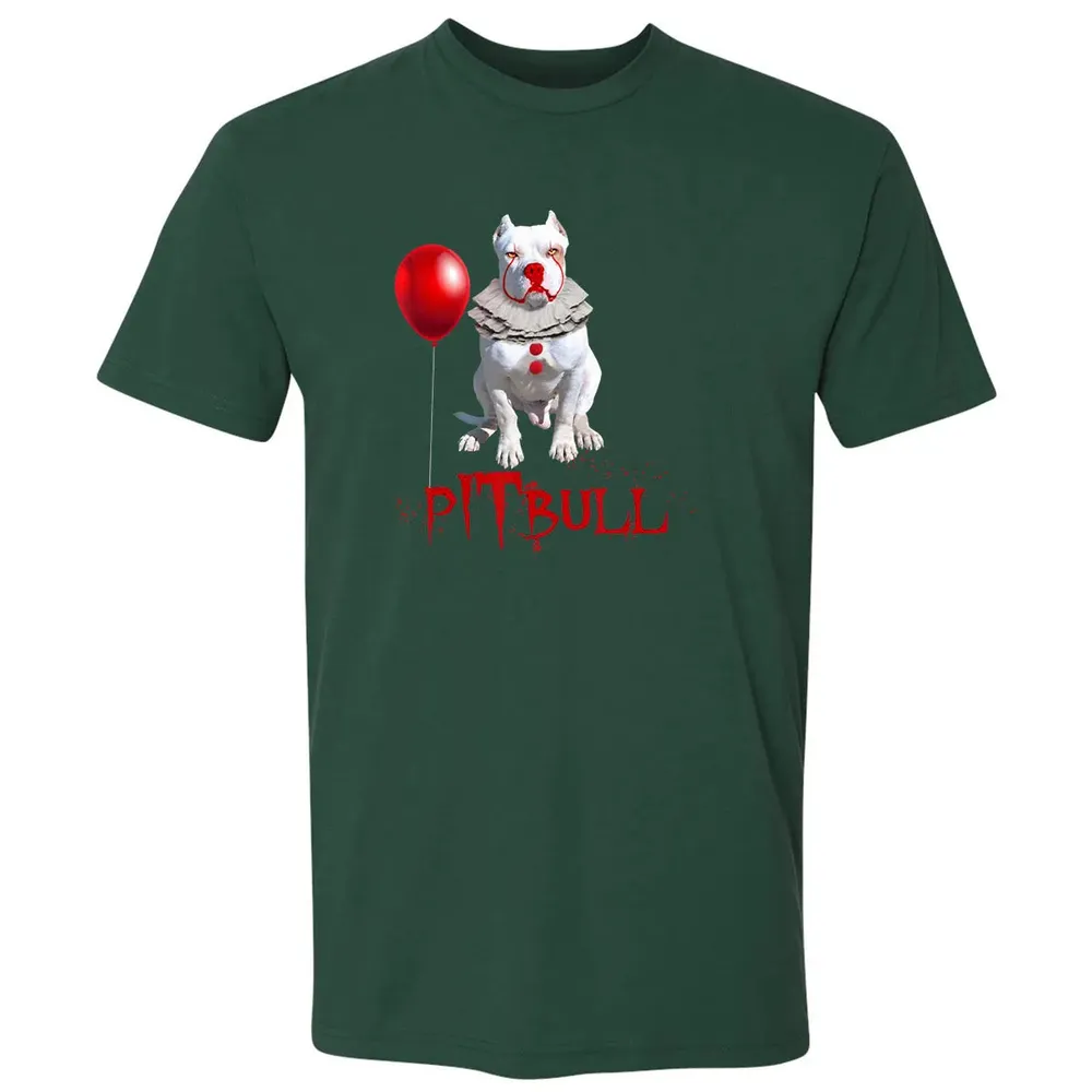 Pitbull IT Clown For Halloween Day Horror  Gift Premium Unisex T-shirt - 12
