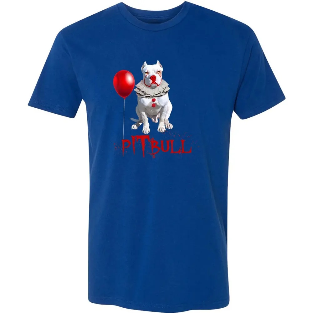 Pitbull IT Clown For Halloween Day Horror  Gift Premium Unisex T-shirt - 10
