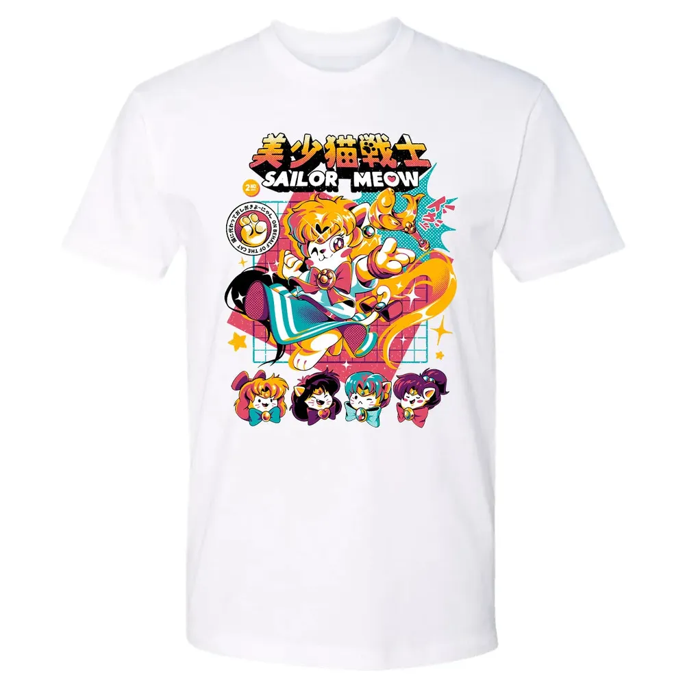 Sailor Meow Premium Unisex T-shirt - 4