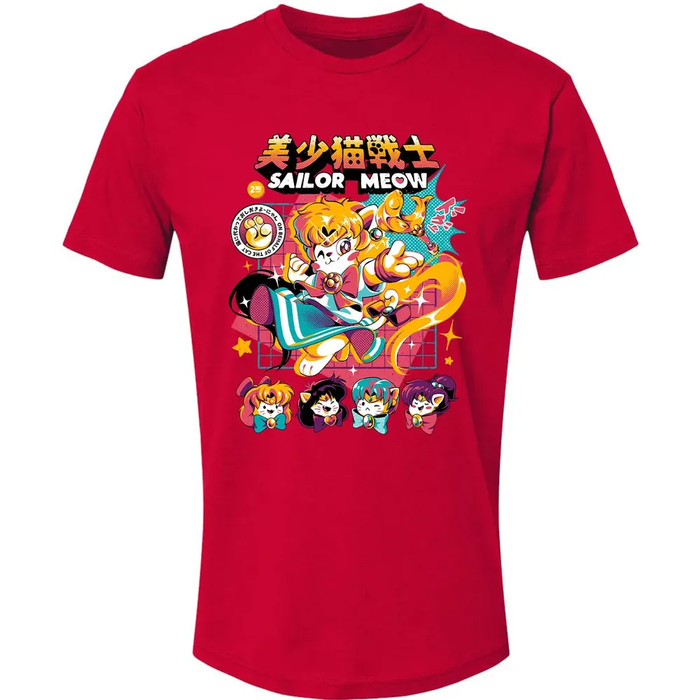 Sailor Meow Premium Unisex T-shirt - 6
