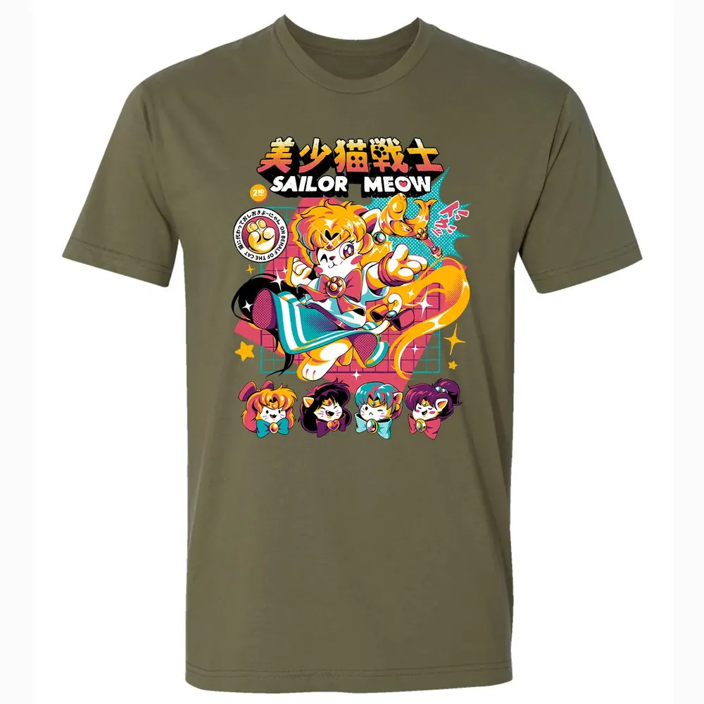 Sailor Meow Premium Unisex T-shirt - 5