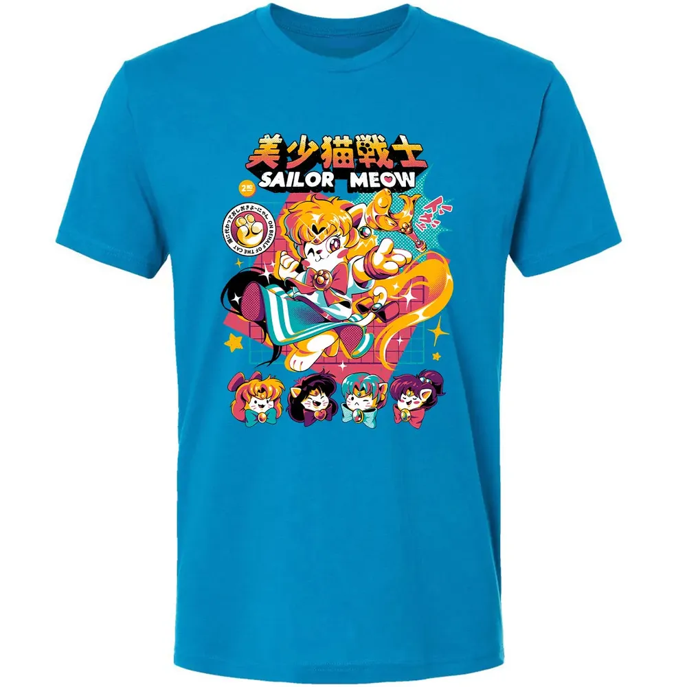 Sailor Meow Premium Unisex T-shirt - 15
