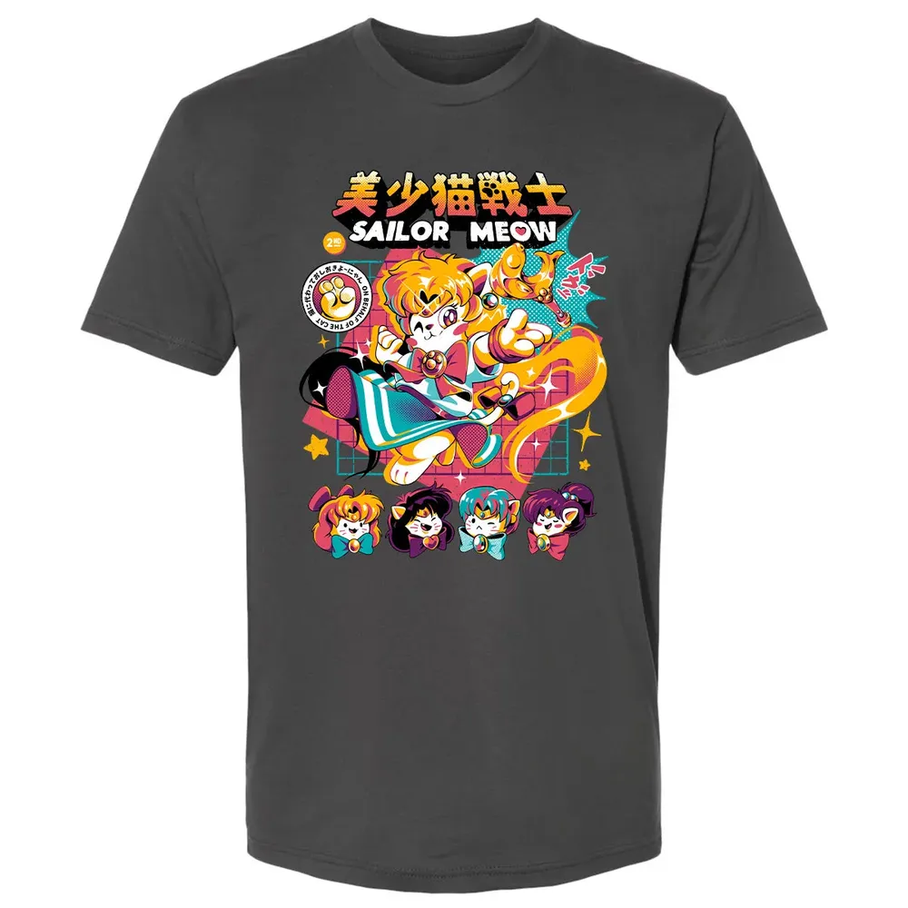 Sailor Meow Premium Unisex T-shirt - 8