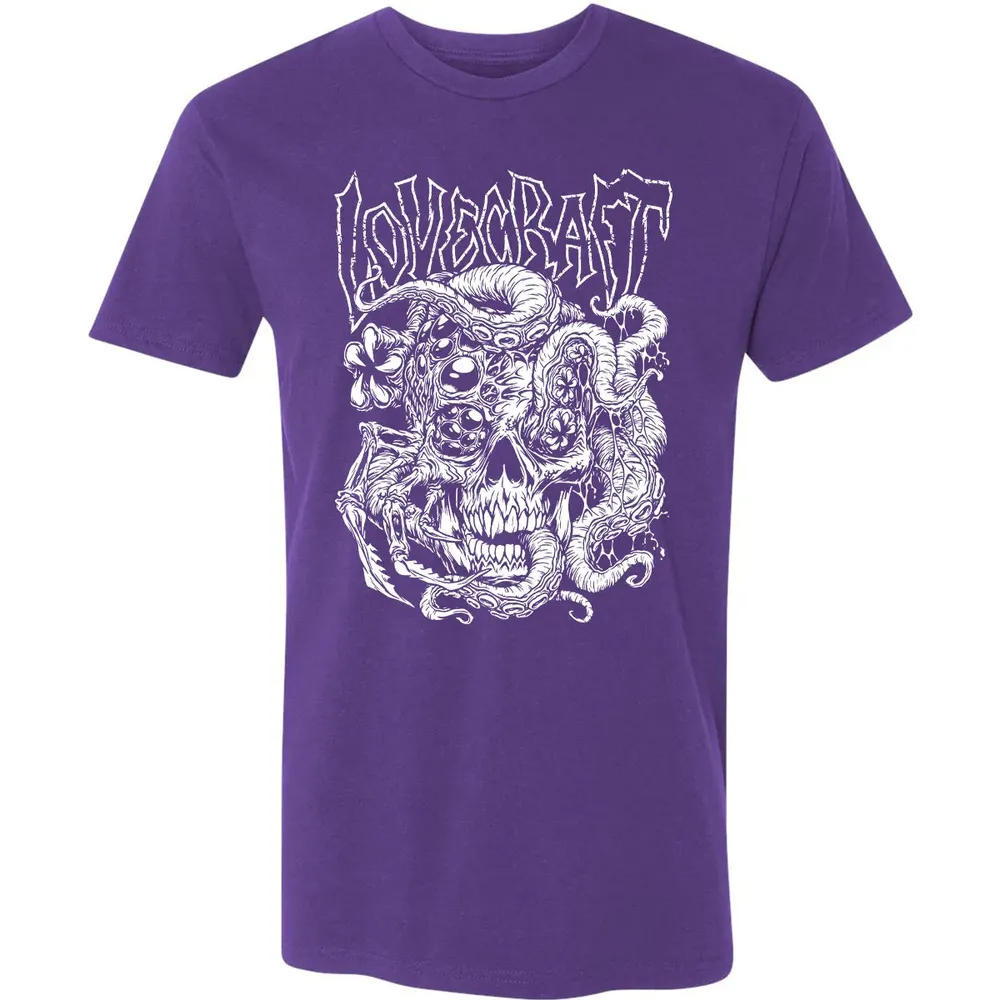 Lovecraft Skull Premium Unisex T-shirt - 7