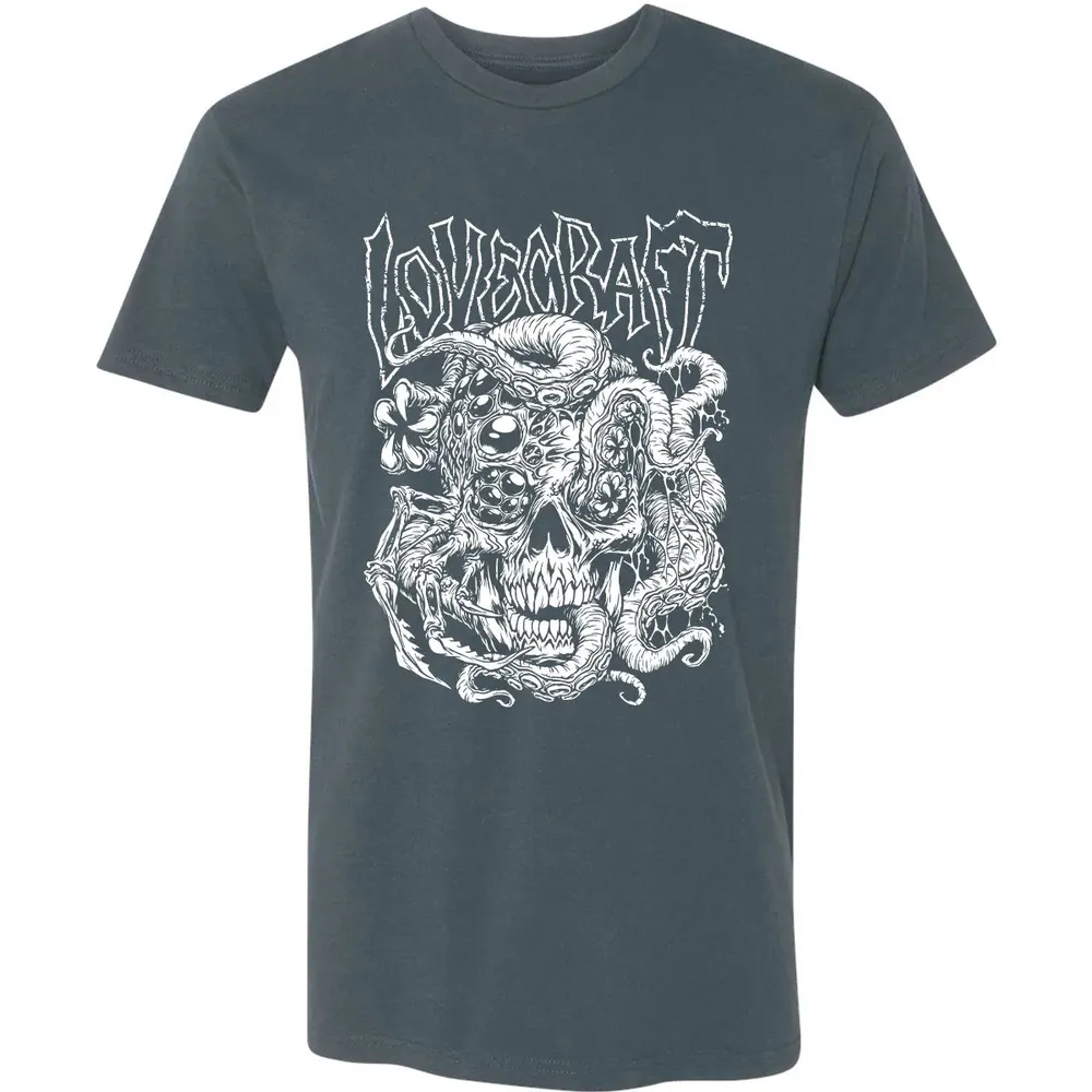 Lovecraft Skull Premium Unisex T-shirt - 14