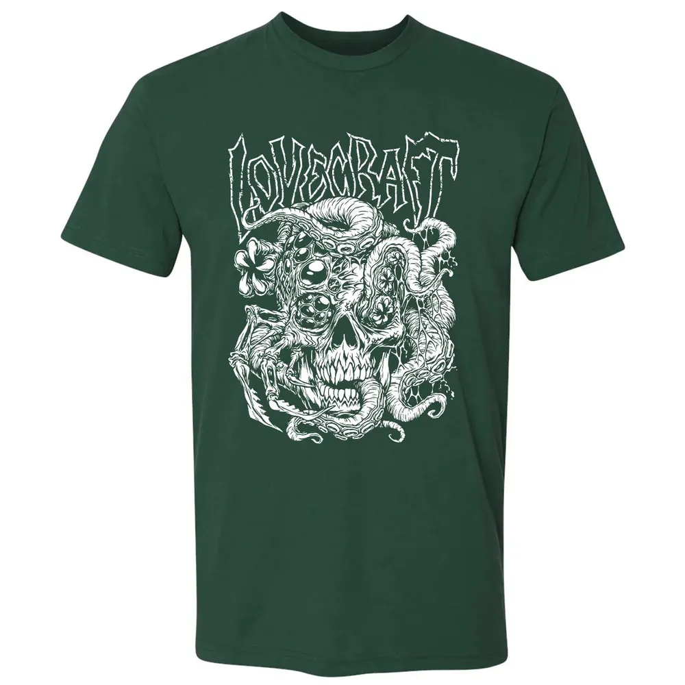 Lovecraft Skull Premium Unisex T-shirt - 12