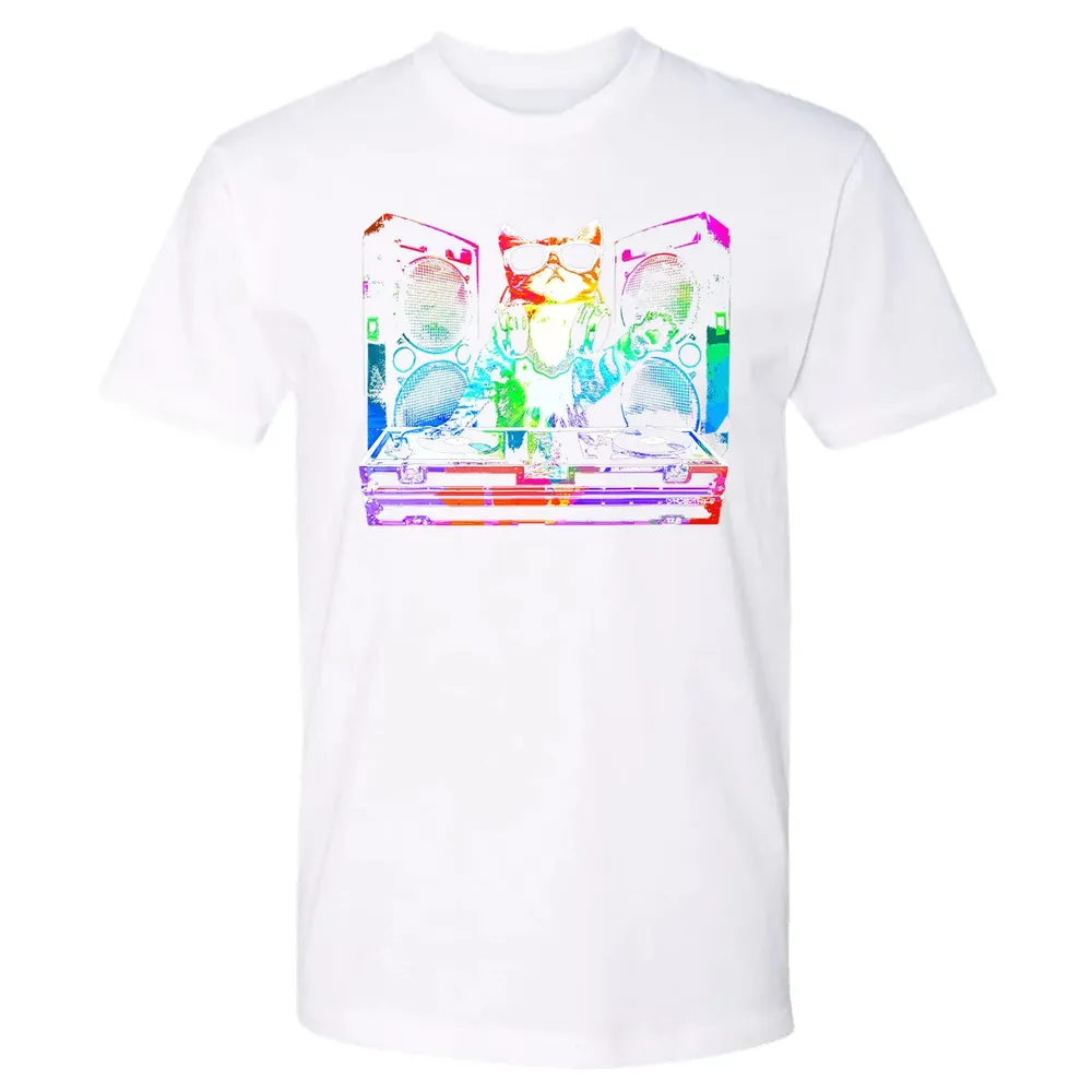 HOUSE CAT (New DJ Cat Kitty) Premium Unisex T-shirt - 4