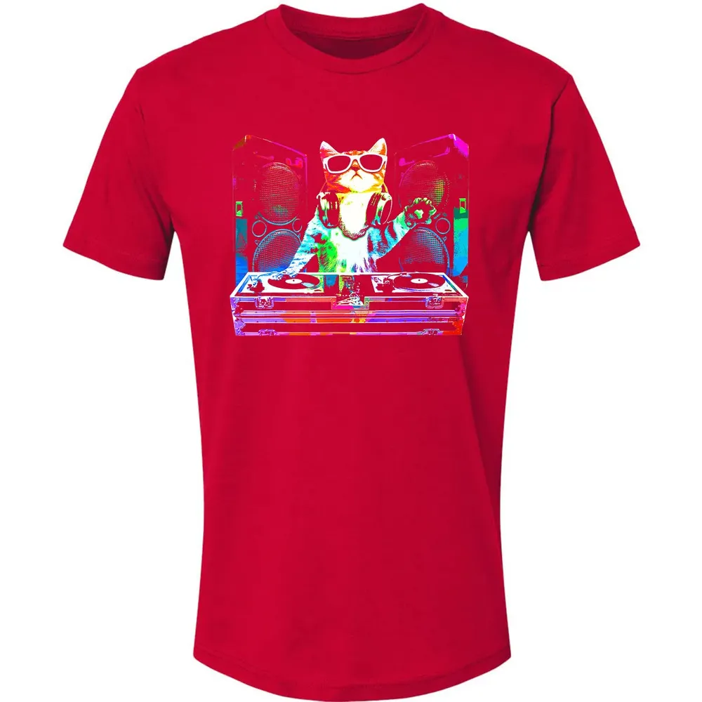 HOUSE CAT (New DJ Cat Kitty) Premium Unisex T-shirt - 6